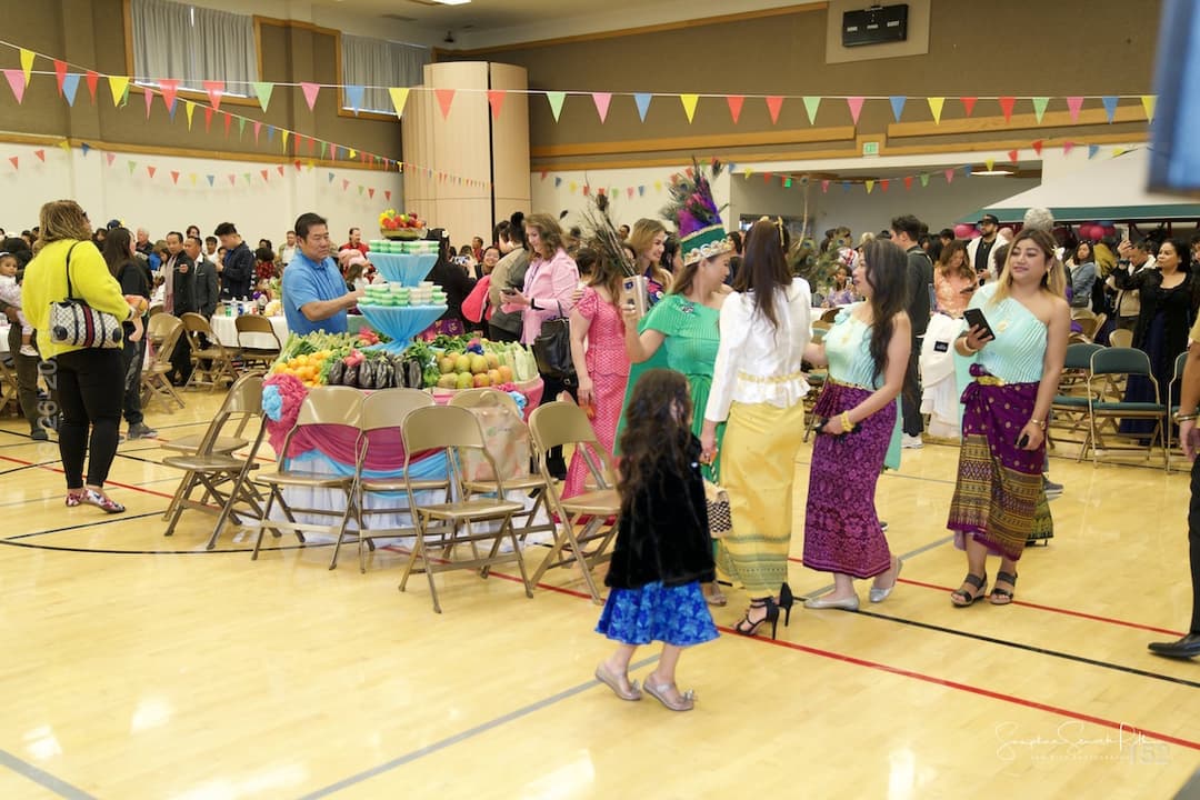 Grantors and dancers at a partnership event